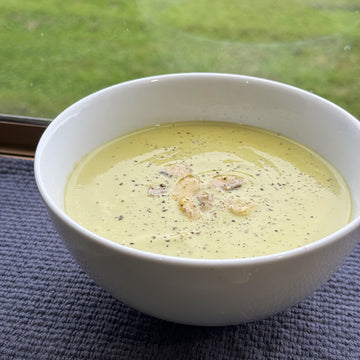 Broccoli and Creamy Blue Soup